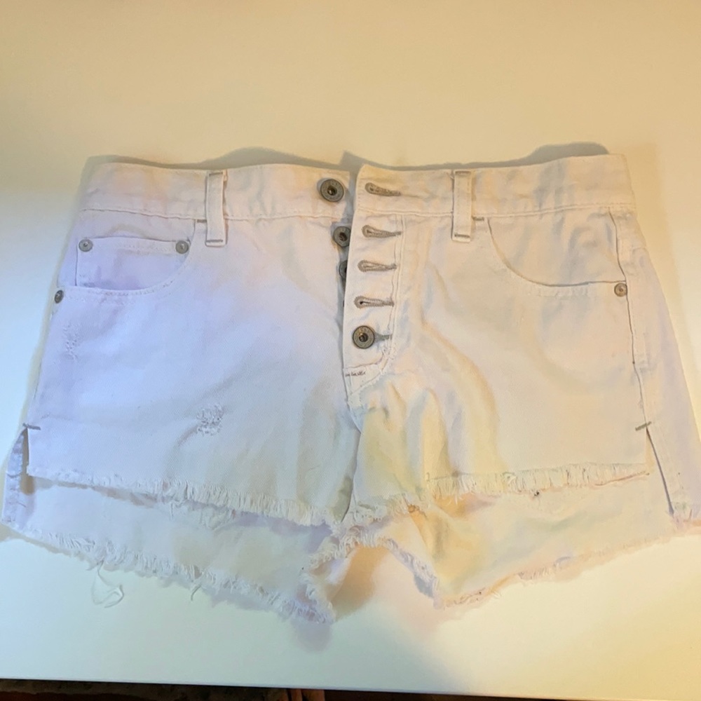 Women’s white free people shorts